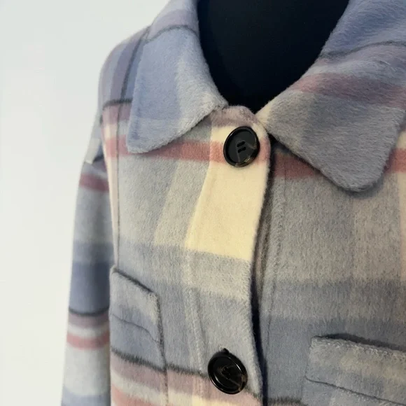 Rails Plaid Utility Jacket in Blue and Pink - Picture 8 of 12